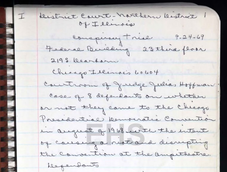 Fritz journal page 1 snippet